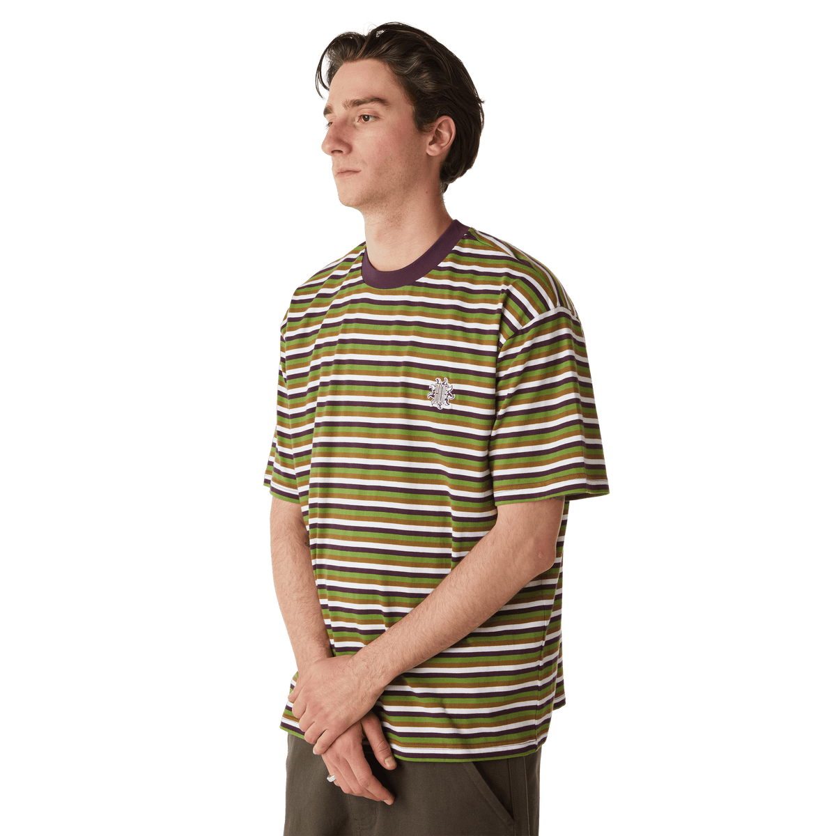 Apollo Striped Knit Boxy Top