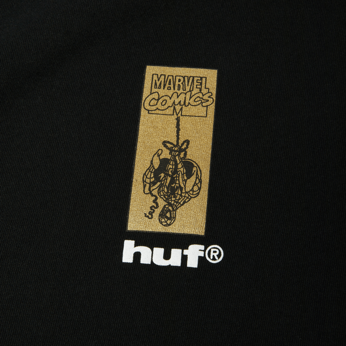HUF x Marvel Spider-Man Arachknight Gold T-Shirt