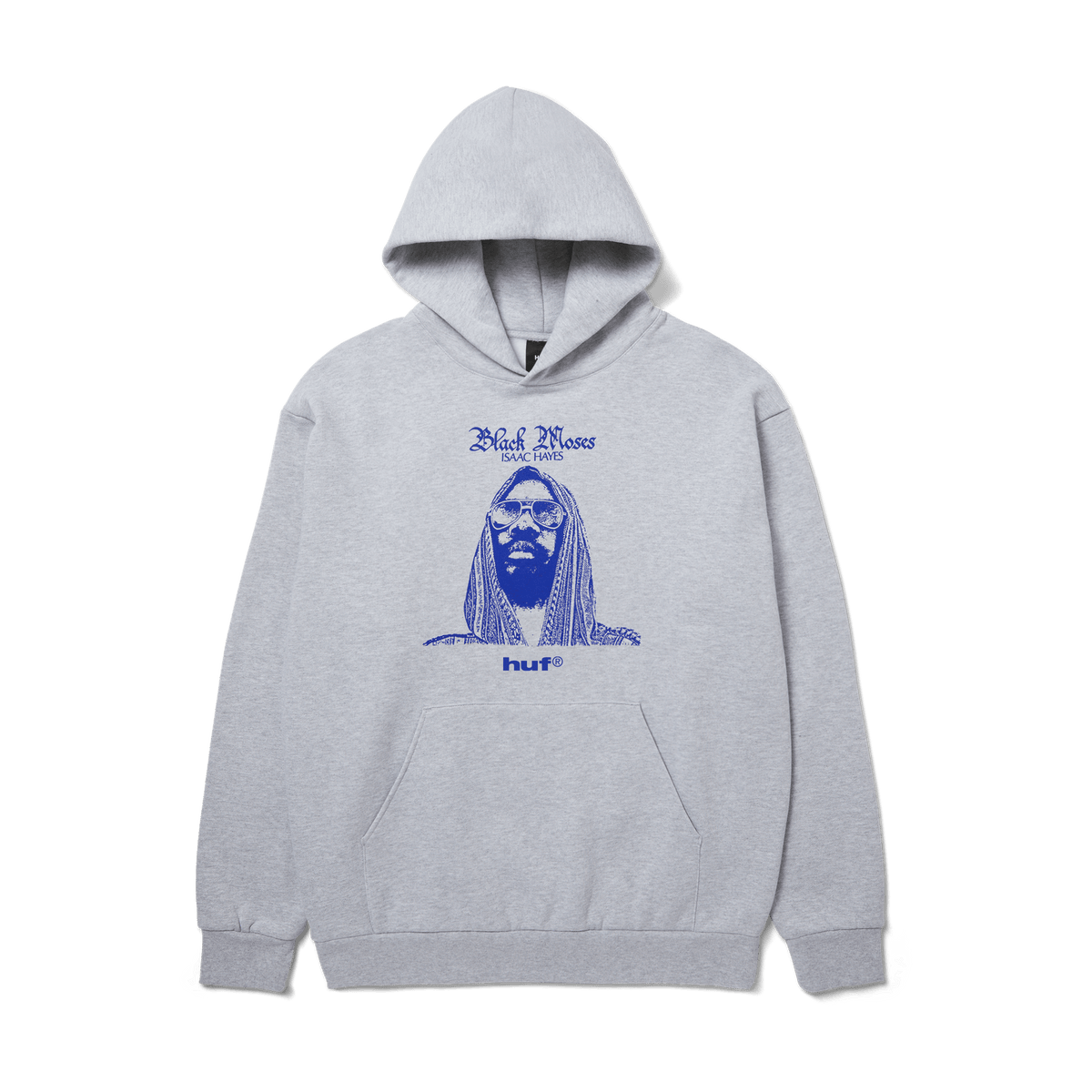 HUF x Isaac Hayes Black Moses Pullover Heavyweight Hoodie