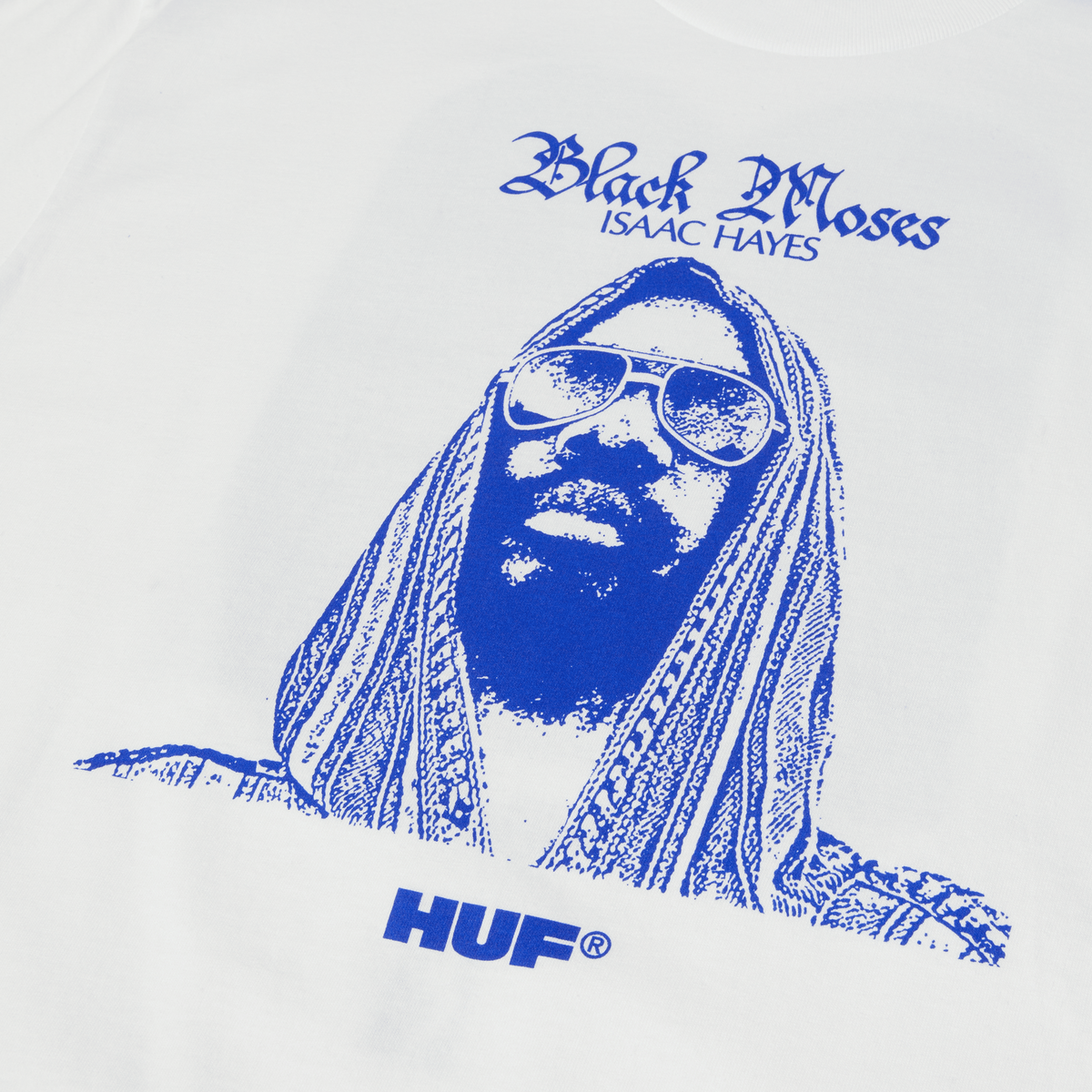HUF x Isaac Hayes Black Moses Heavyweight T-Shirt