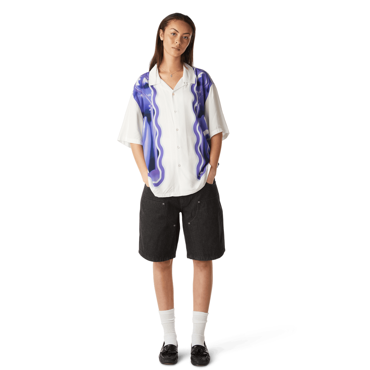 Classic H Double Knee Denim Short