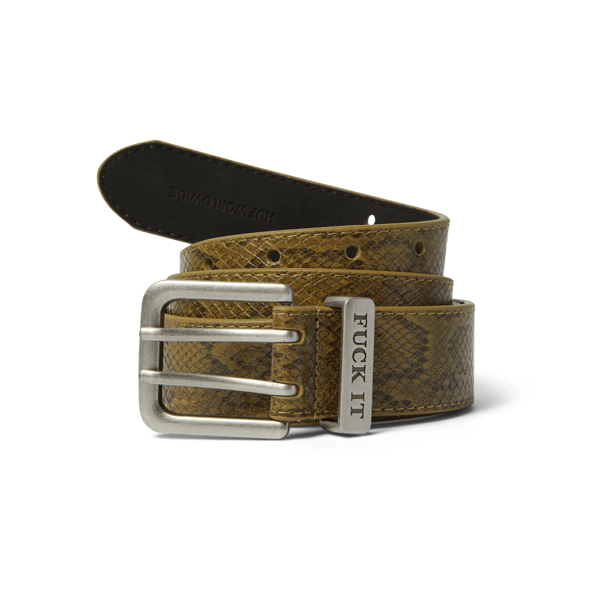 Fuck It Snakeskin Belt