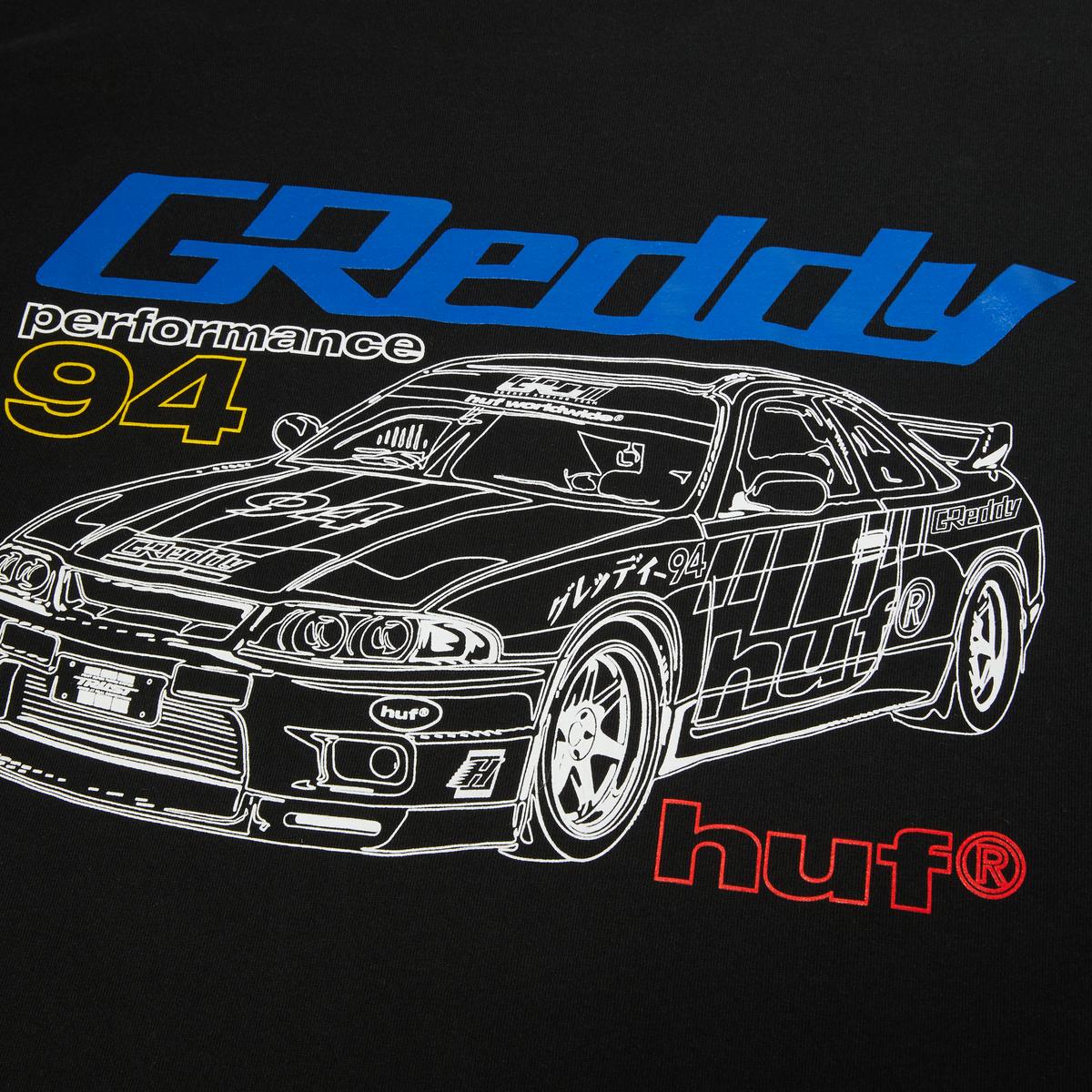 HUF x GReddy Diagram T-Shirt