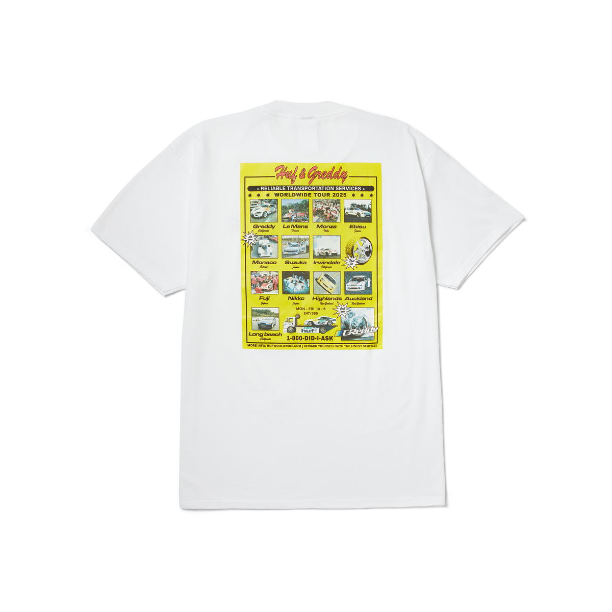 HUF x GReddy Tour T-Shirt