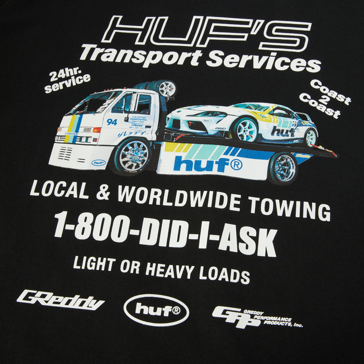 HUF x GReddy Tow T-Shirt