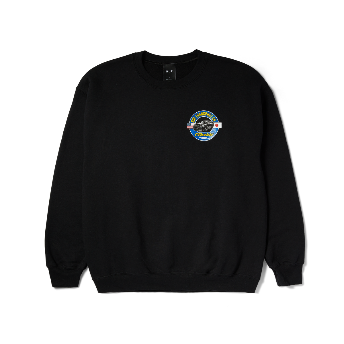HUF x GReddy Transport Crewneck