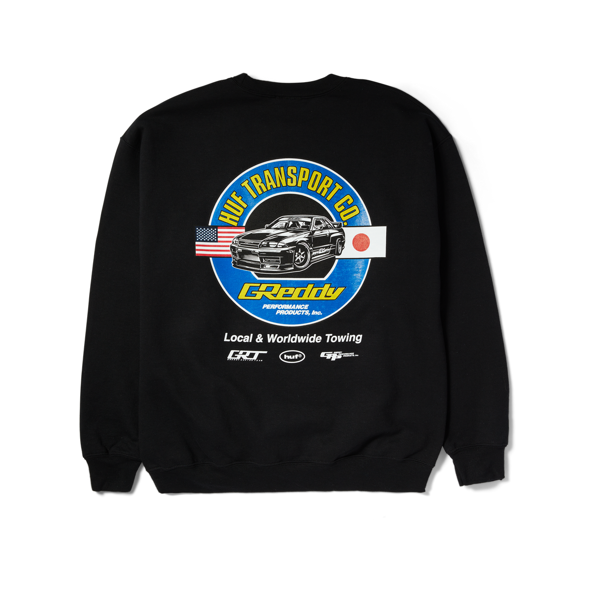 HUF x GReddy Transport Crewneck