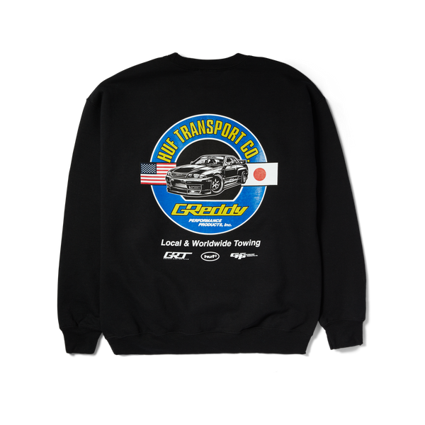 HUF x GReddy Transport Crewneck