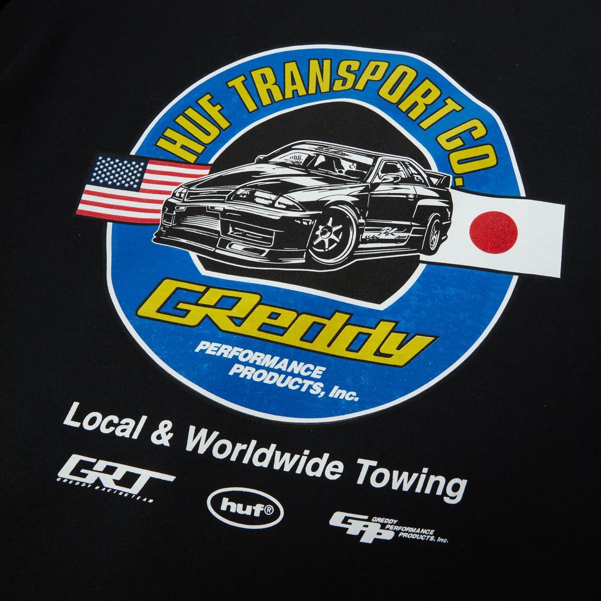 HUF x GReddy Transport Crewneck