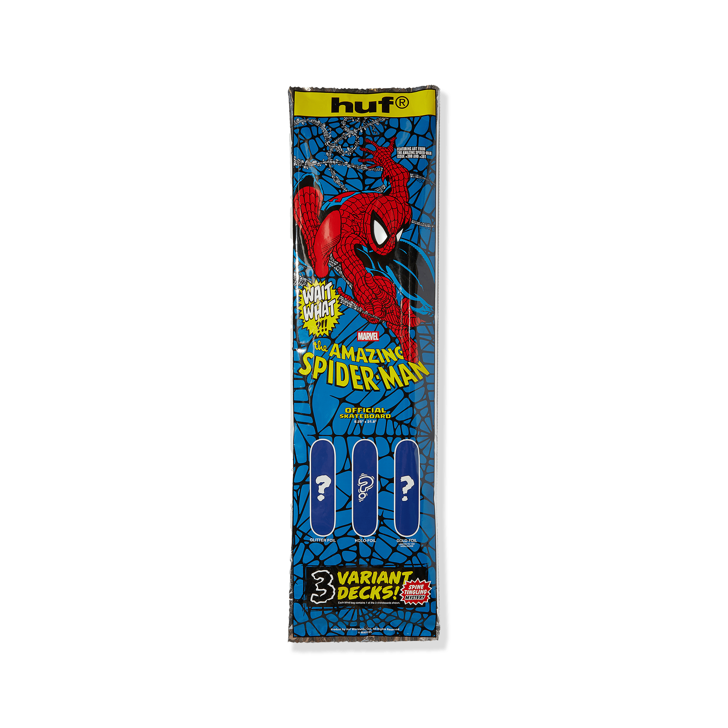 HUF x Marvel Spider-Man Issue 300 Blind Bag Decks – HUF Canada