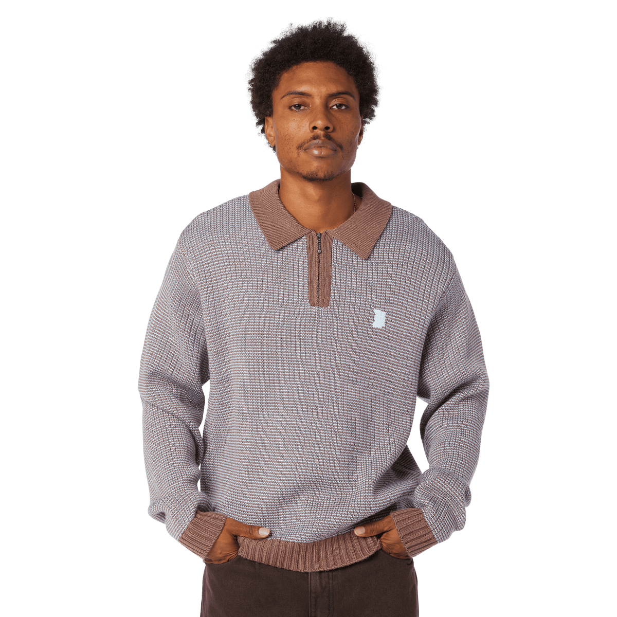 Megablast Two Tone Waffle Sweater