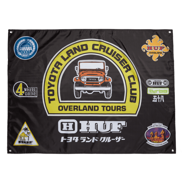 HUF x Toyota Overland Touring Banner
