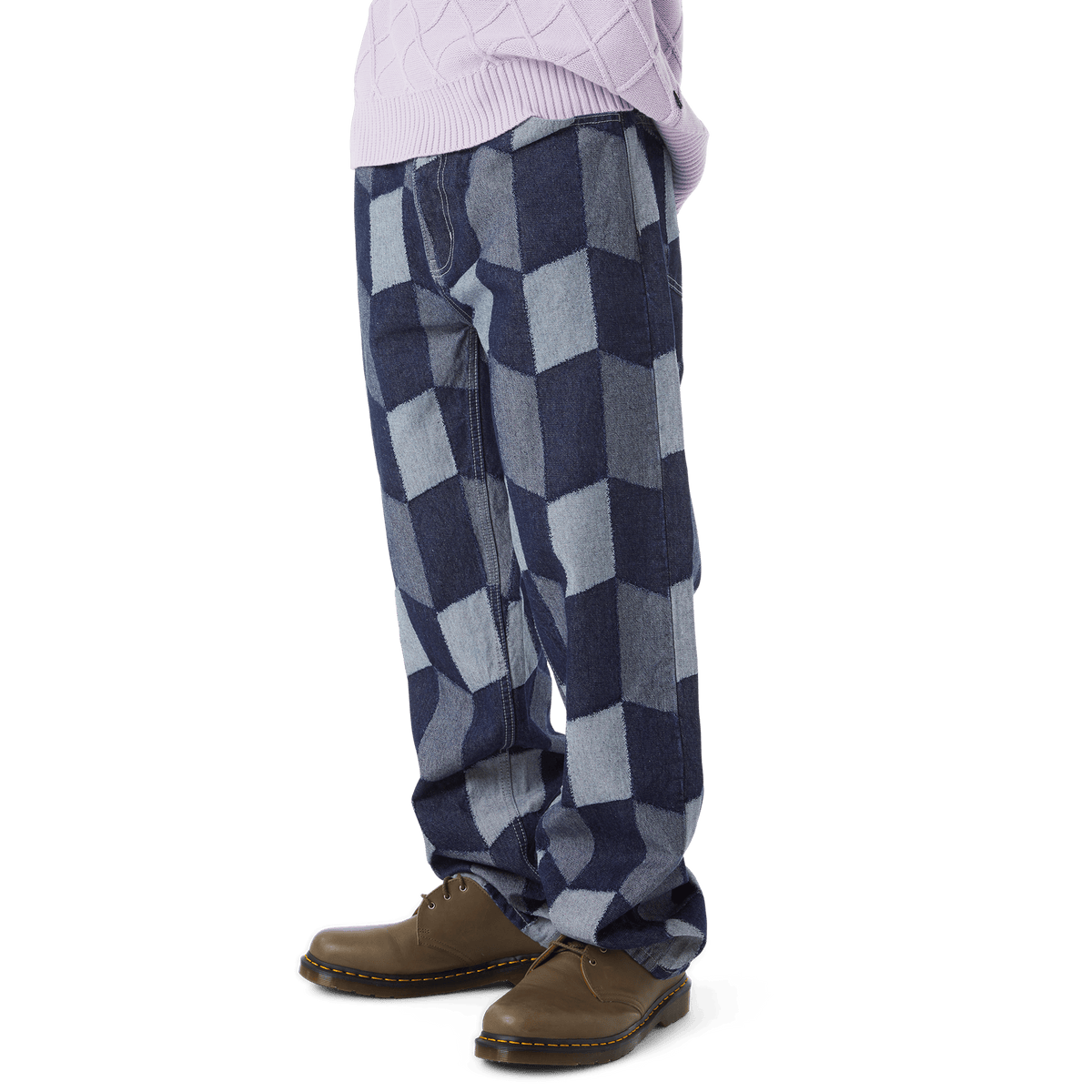 Patchwork Denim Pant