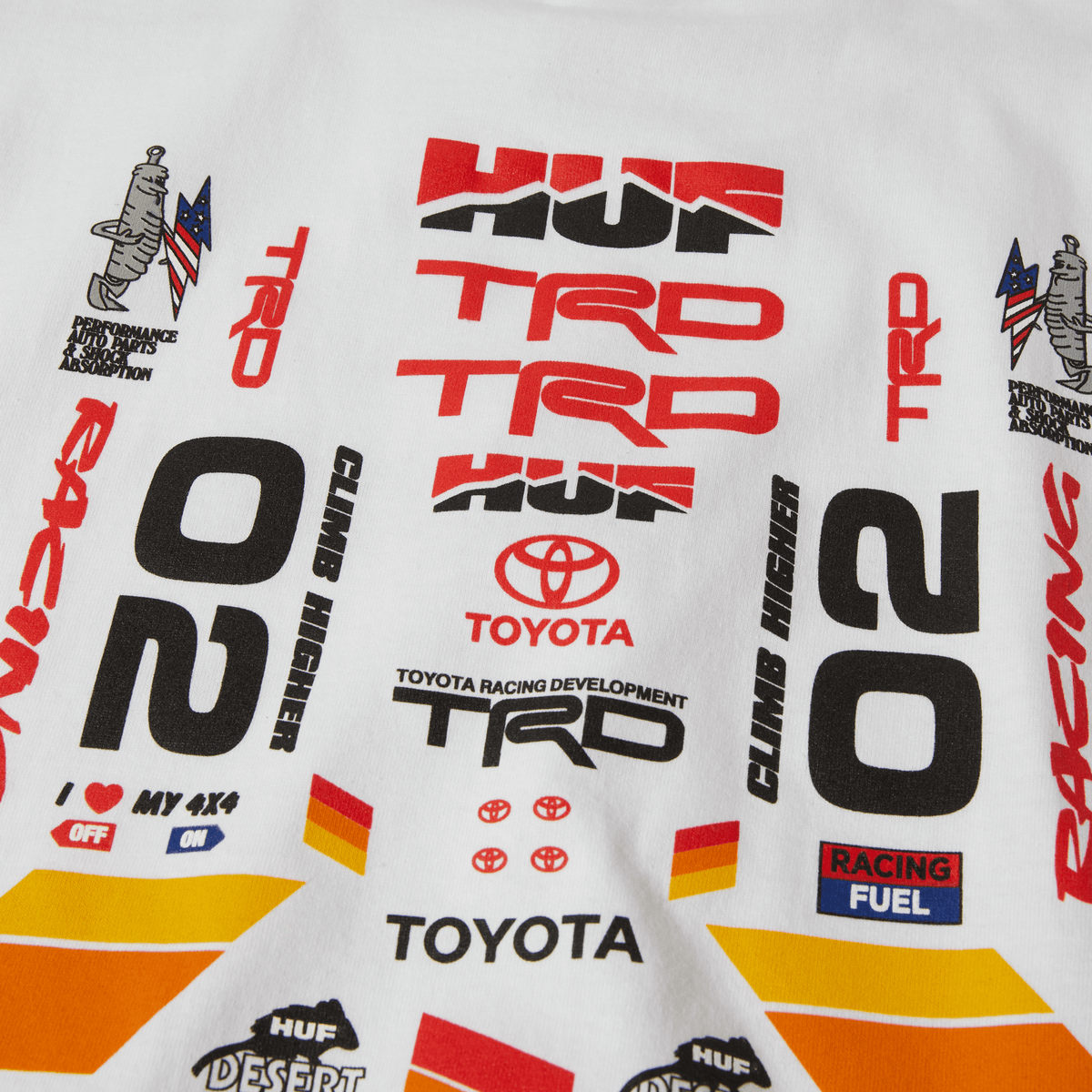 HUF x Toyota TRD Stickered T-Shirt