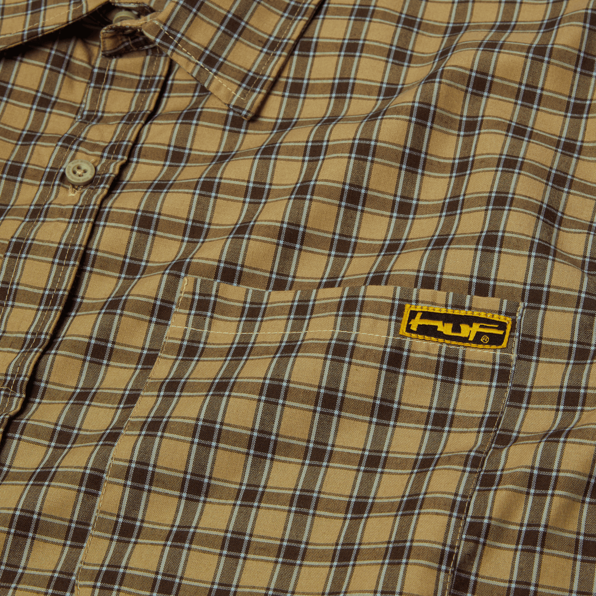 Stretch Micro Plaid Shirt