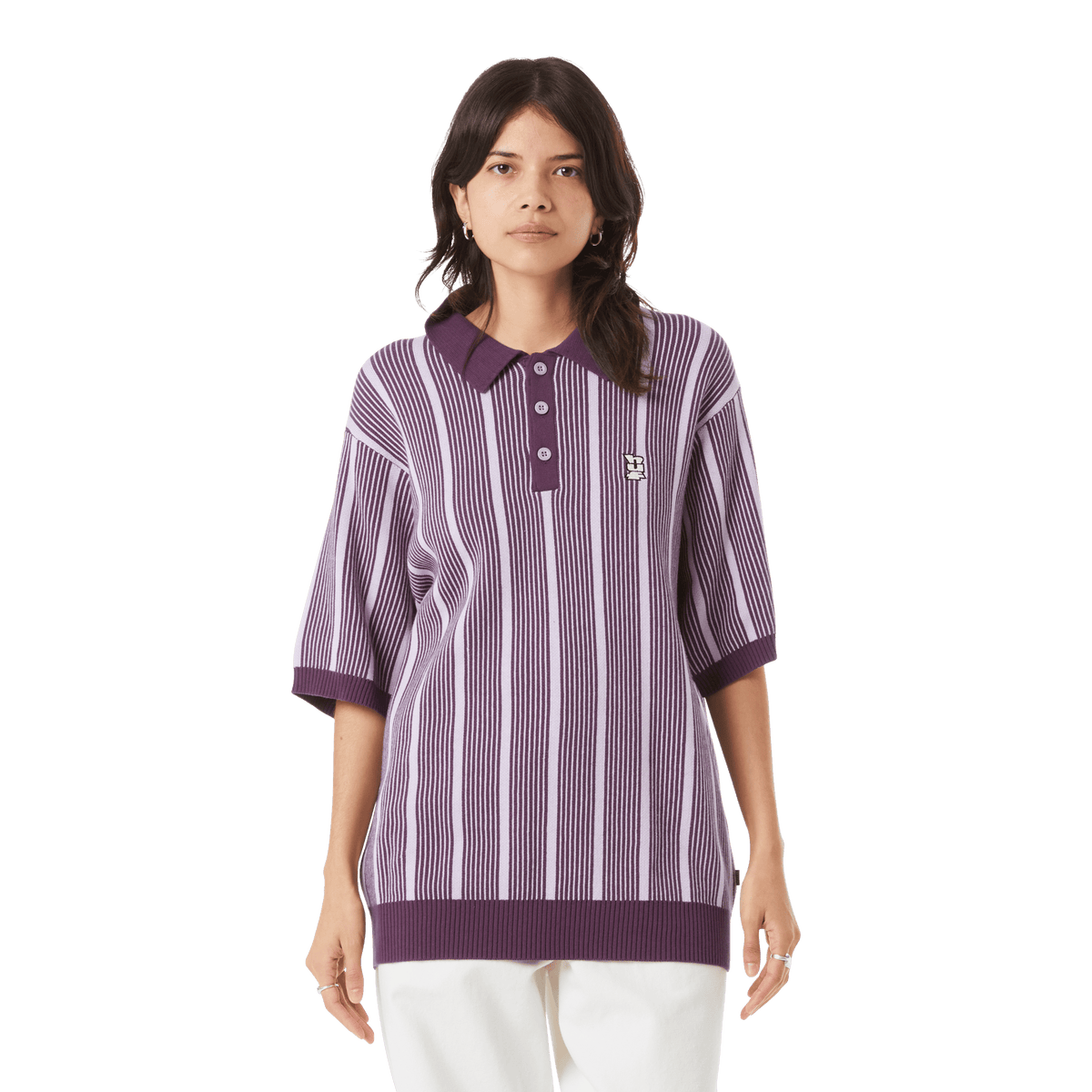 Trace Stripe Knit Top