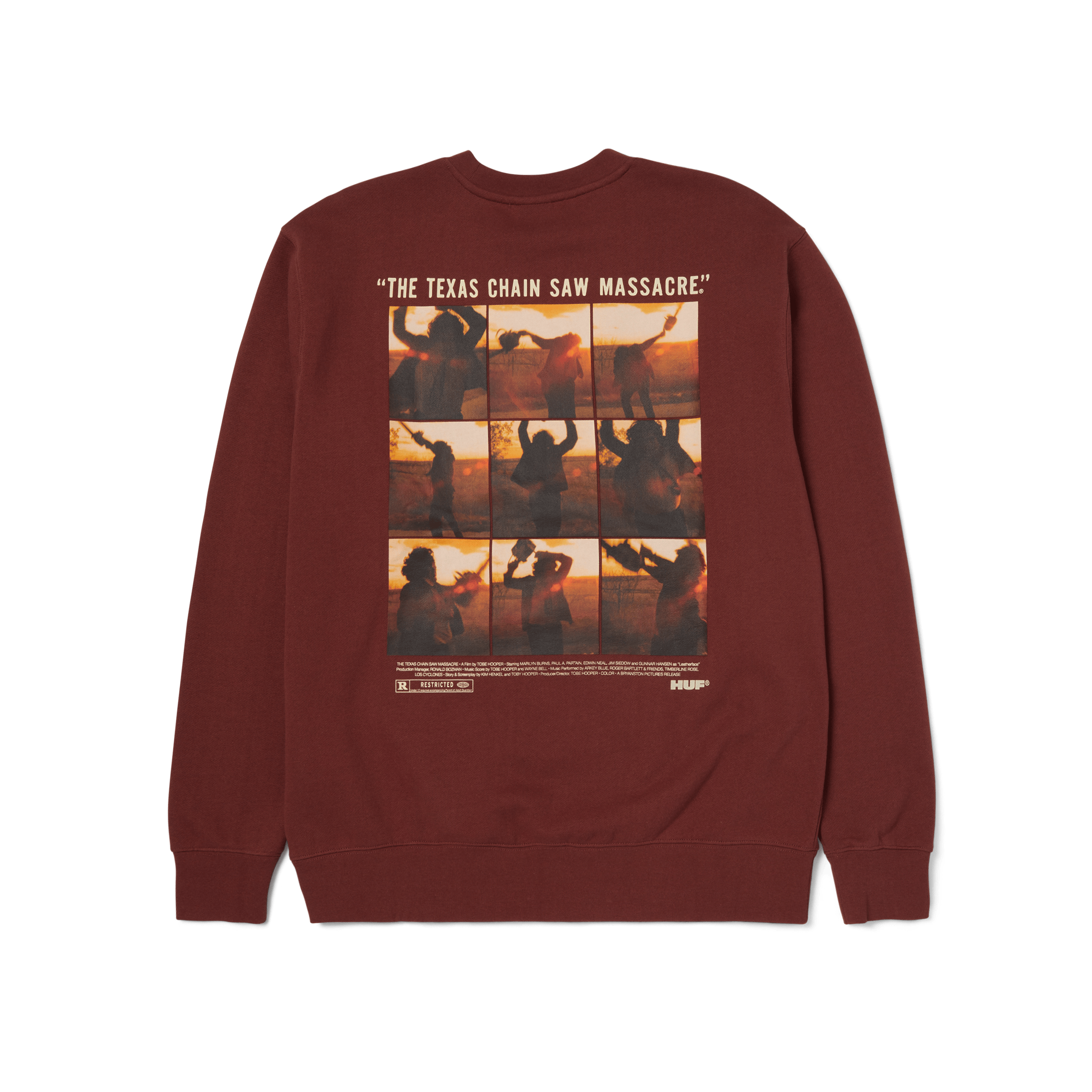 Tシャツ・カットソー HUF The Texas Chainsaw Massacre Dual Chain L/S T-Shirt Black HUF The Texas Chainsaw Massacre Dual Chain L/S T-Shirt Black