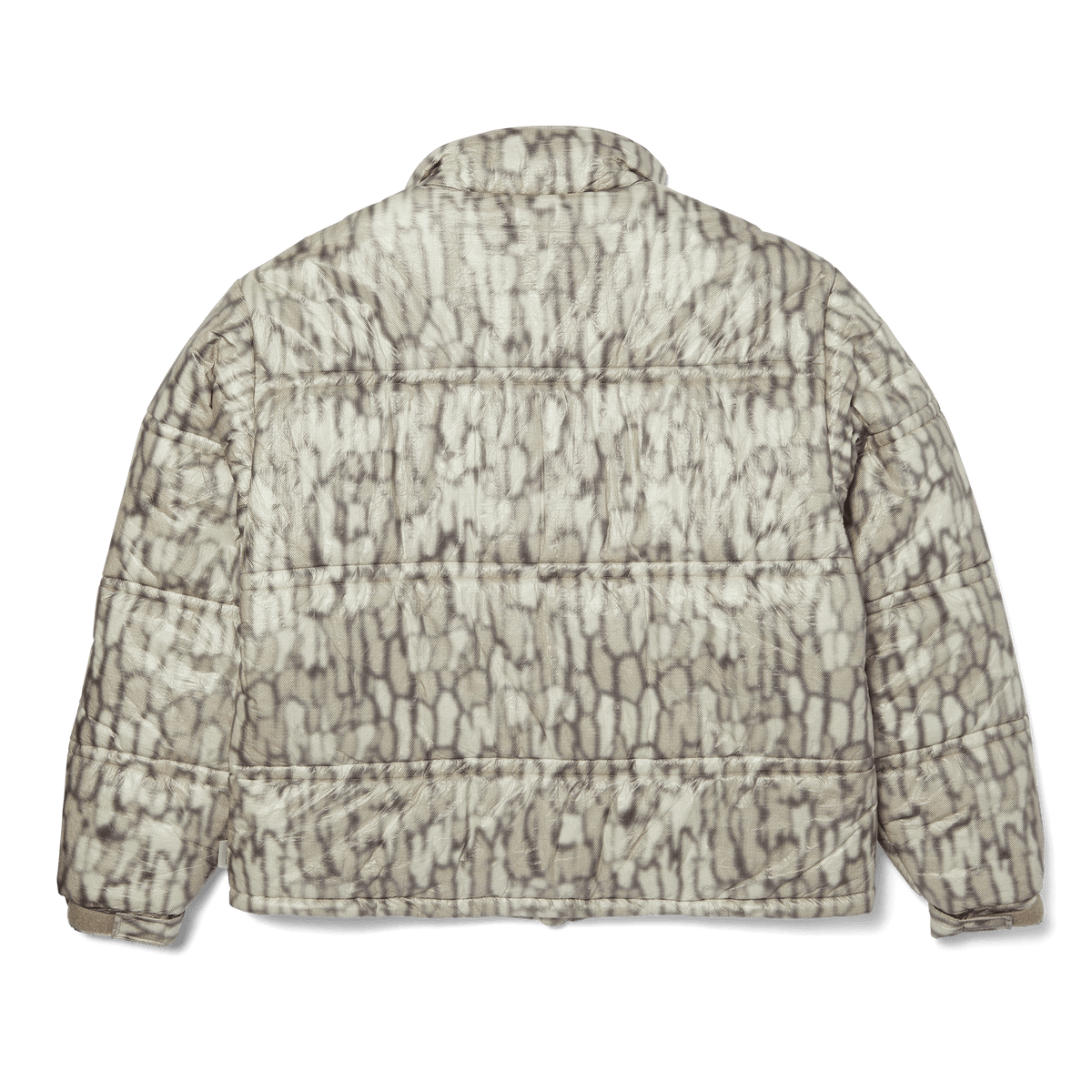 89 Warped Camo Tyvek Puffer