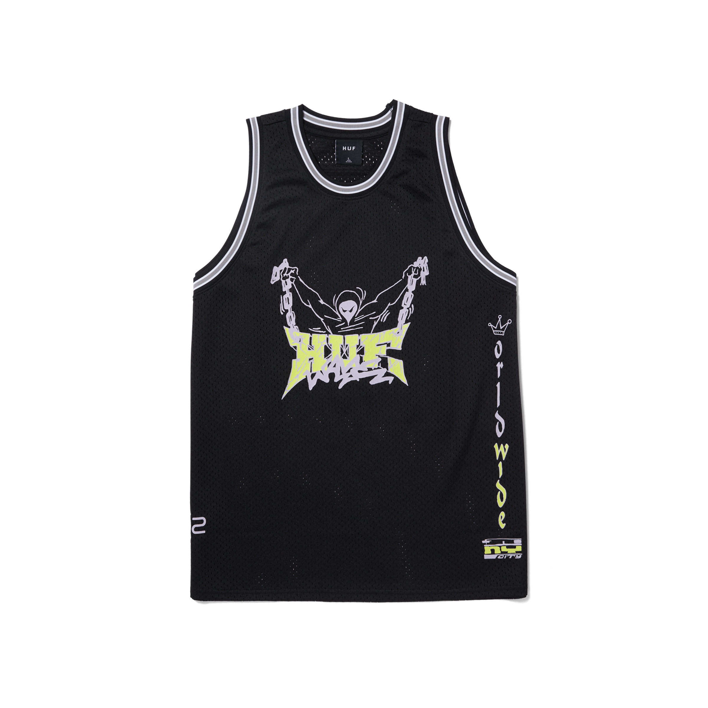 【​限​定​販​売​】 Mesh Zine Basketball Canada HUF – Jersey ウェア