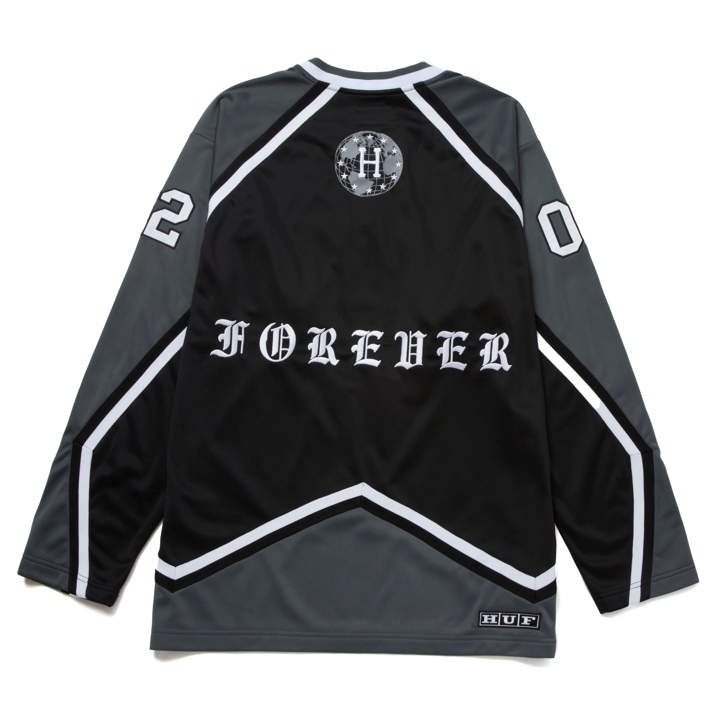 HUF Forever Black Baseball Jersey