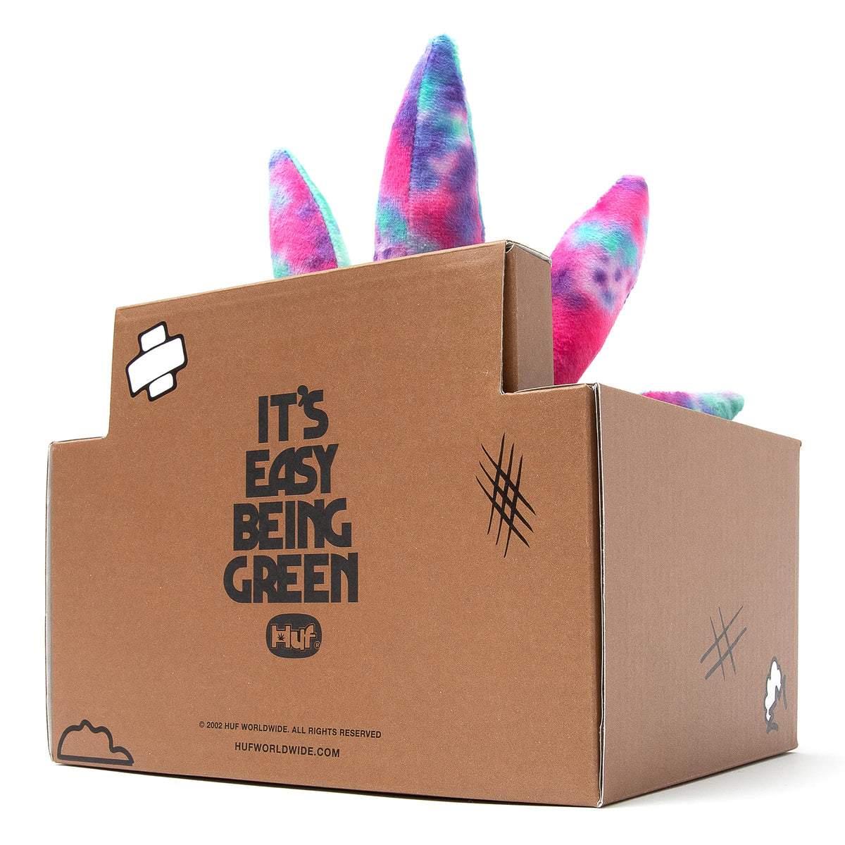 Green Buddy Tiedye Plush