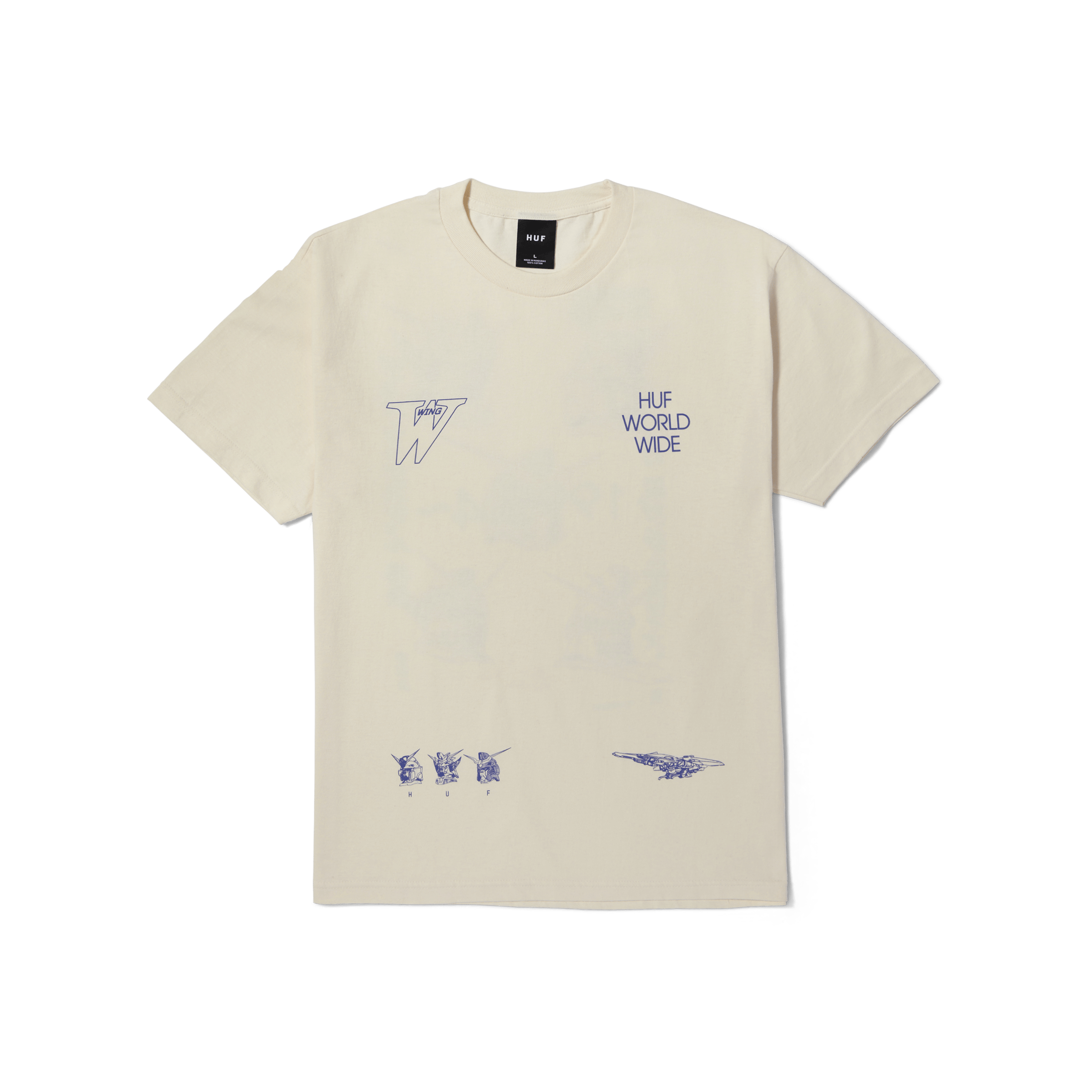 HUF x Gundam Wing Heads T-Shirt