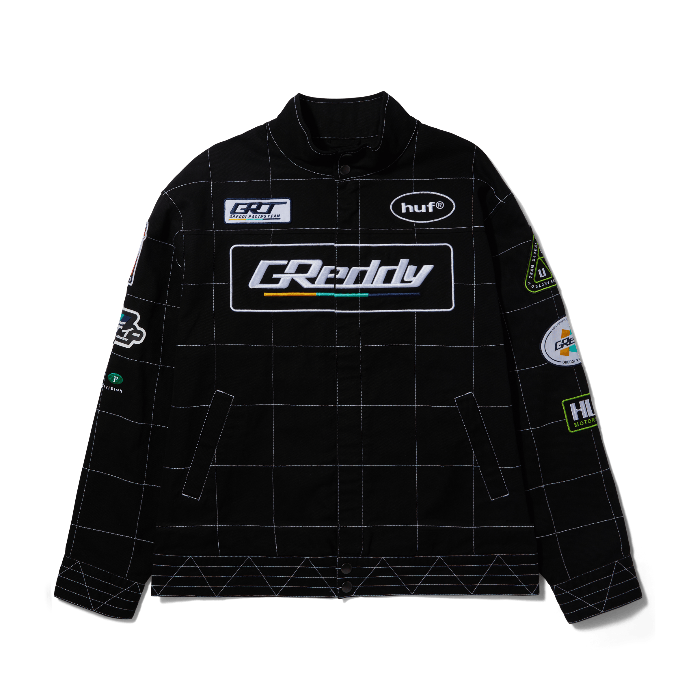 HUF x Greddy Racing Team Jacket Black L