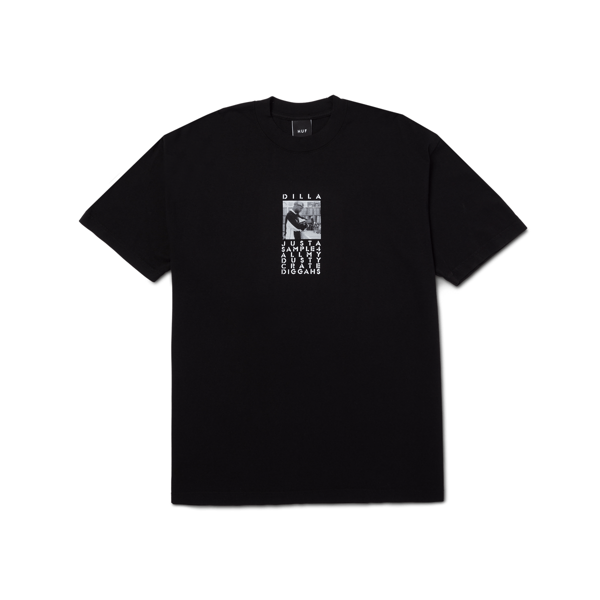 Huf t shirt black clearance