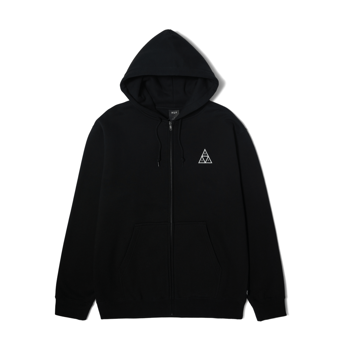 HUF SET Triple Triangle Full Zip Hoodie Hunter Green XL