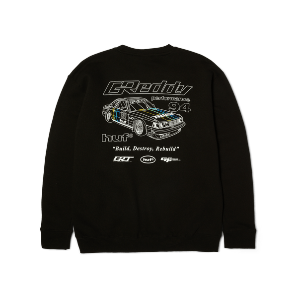 HUF x GReddy Retro Mod Crewneck Sweatshirt