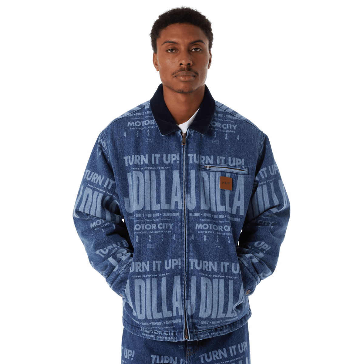 HUF x J Dilla Posted Work Jacket