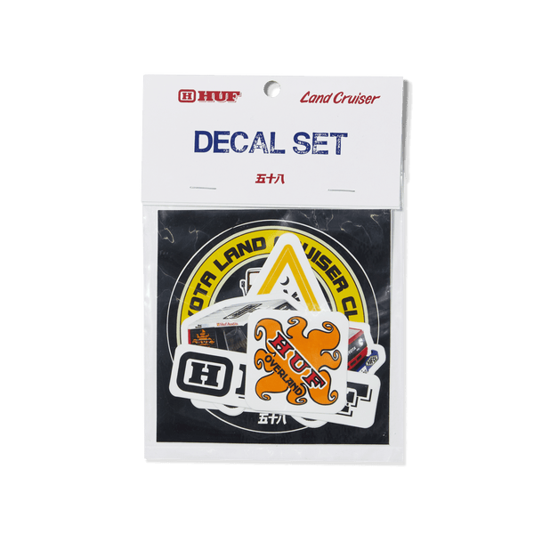 HUF x Toyota Land Cruiser Decal Set