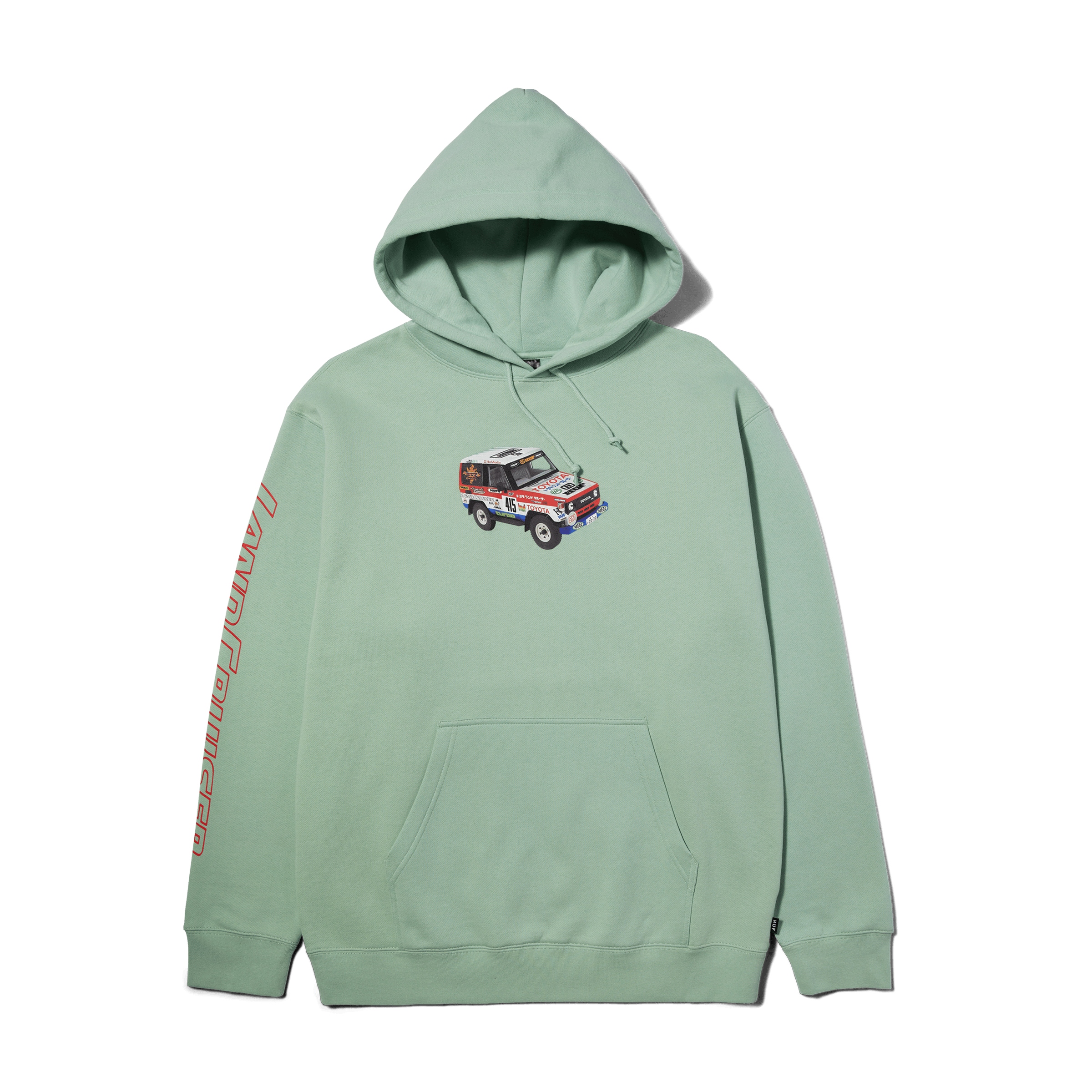 【GRAVER】22FW★ [UNISEX] Green Racing Smile Sweatshirt KAWASAKI TEAM GREEN HOODED SWEATSHIRT – Wheels and Waves