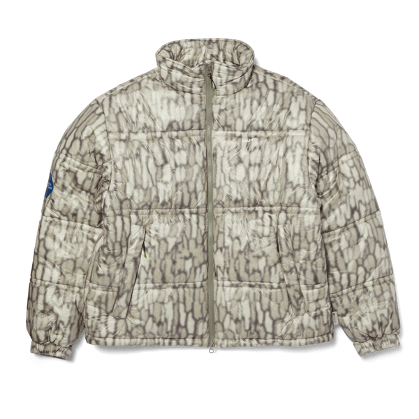 89 Warped Camo Tyvek Puffer