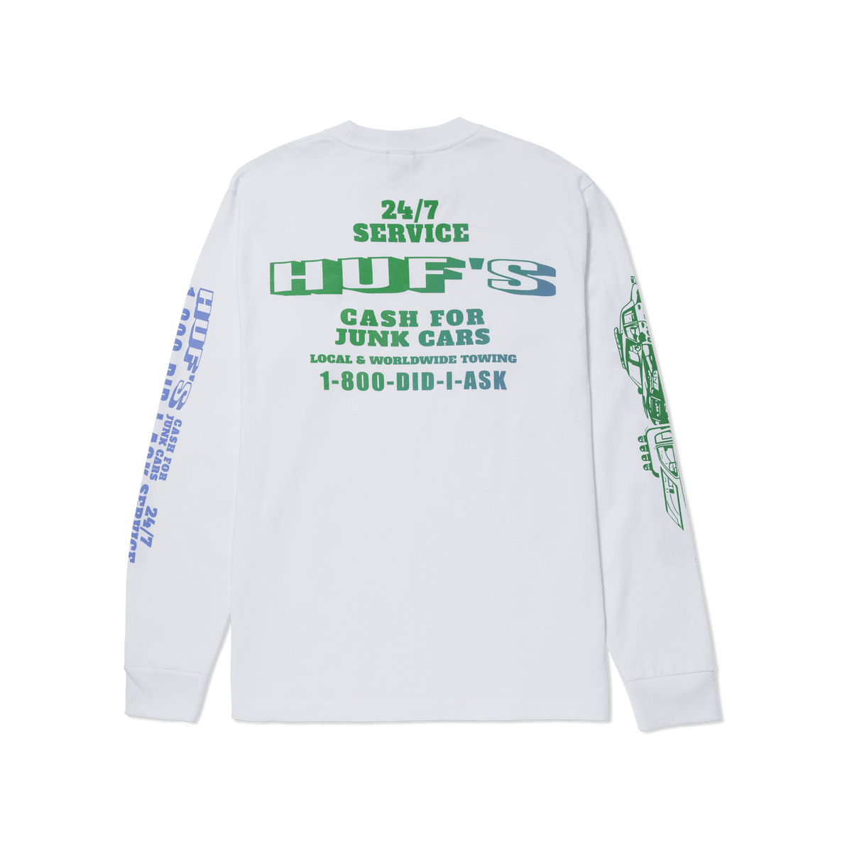 Huf worldwide long sleeve hot sale