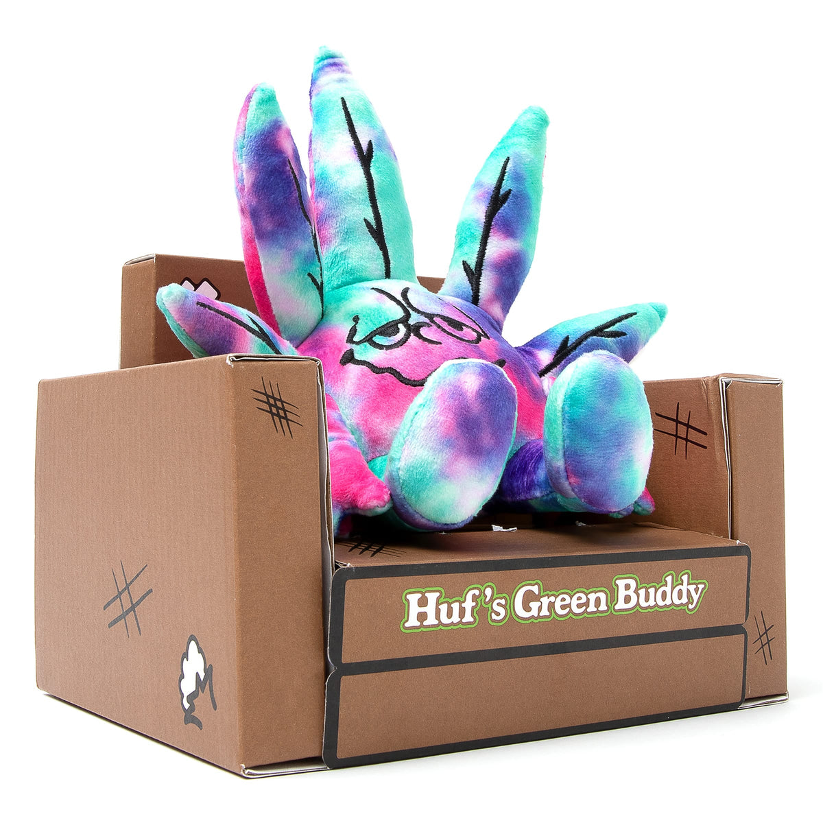 Green Buddy Tiedye Plush