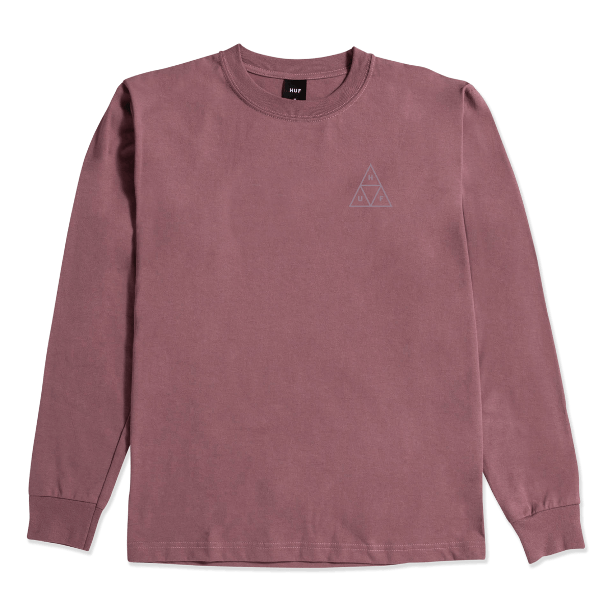 HUF Men's Essentials Triple Triangle Short Sleeve Tee / T-Shirt / Tshirt -  Athletic Grey
