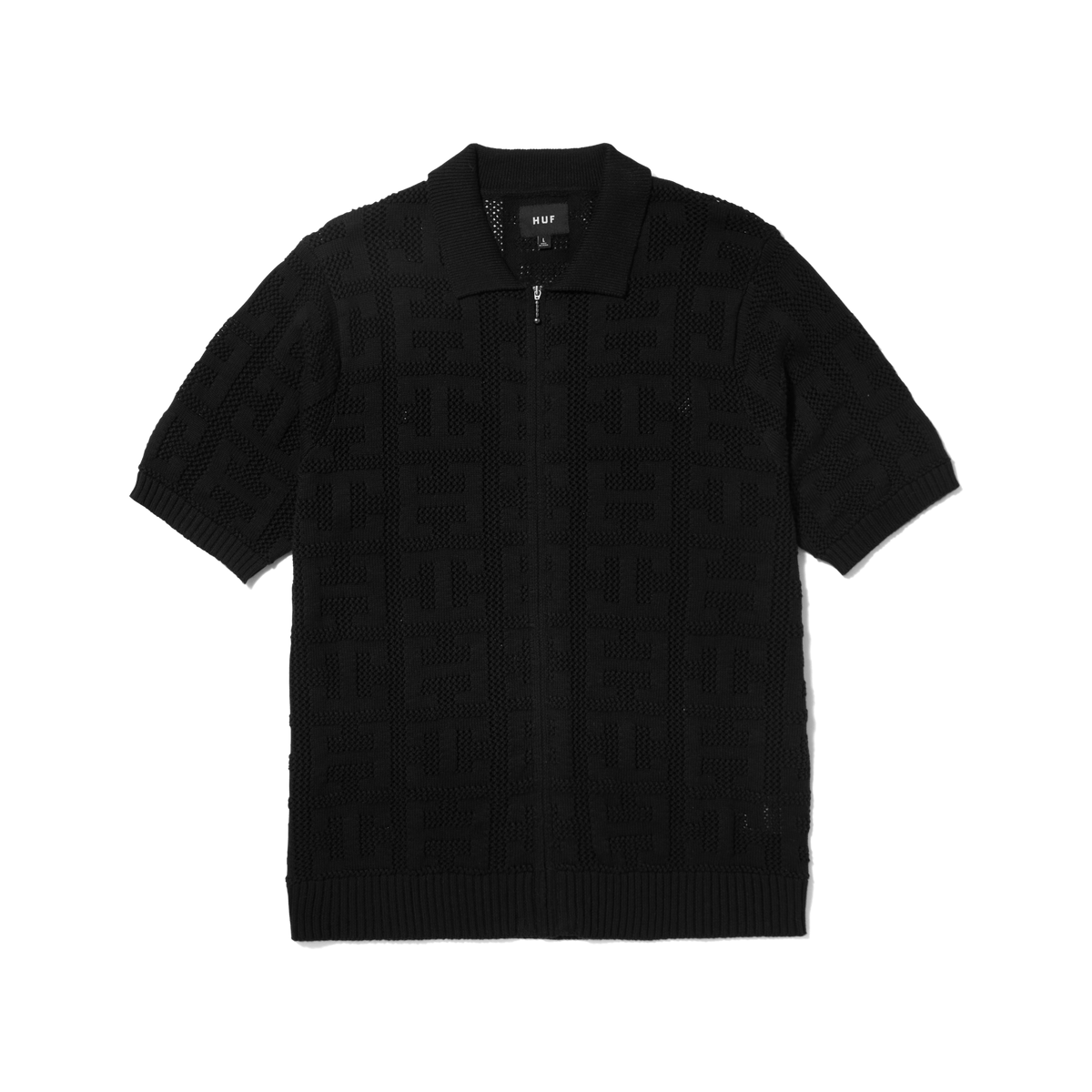 Monogram Jacquard Zip Sweater – HUF Canada