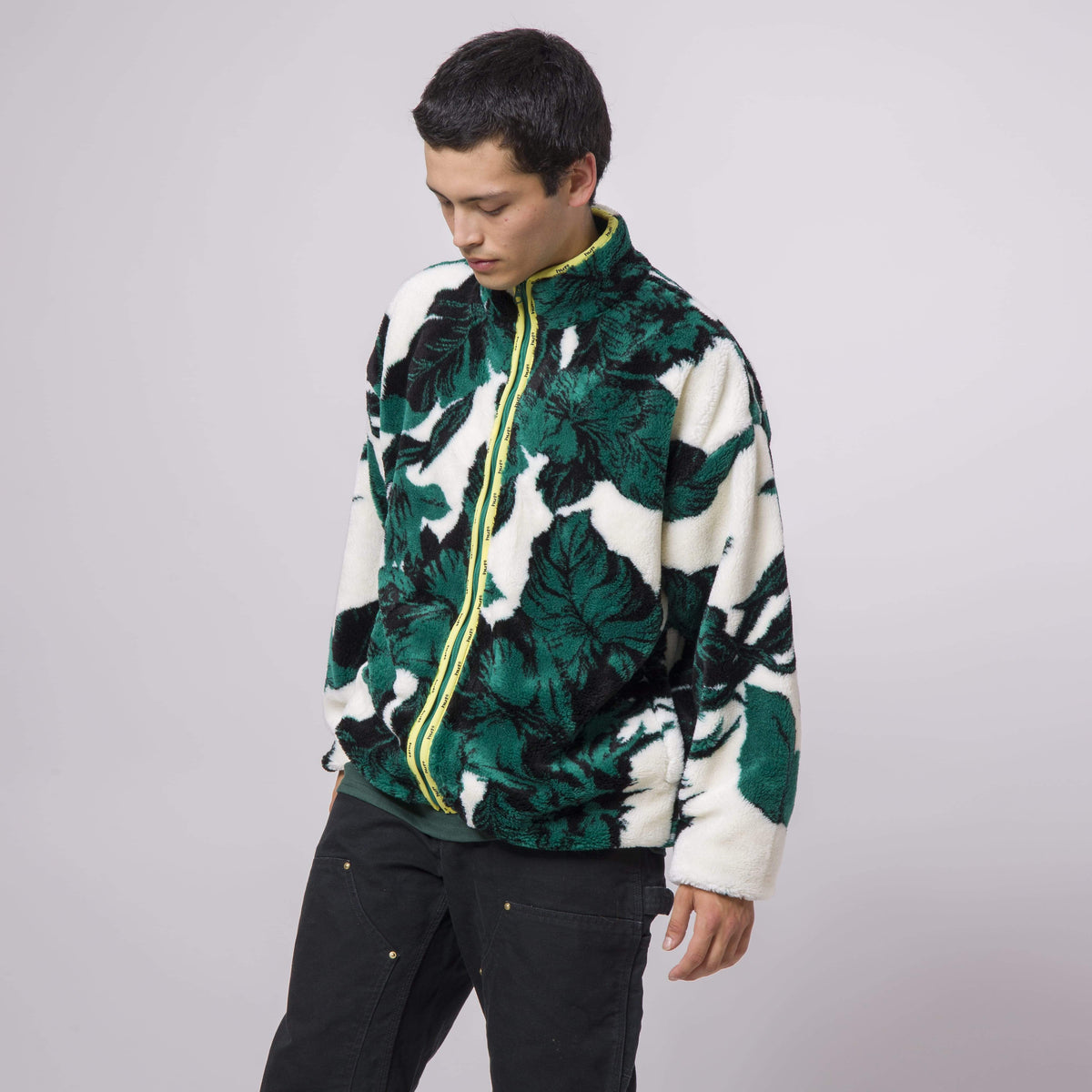 Floral clearance sherpa jacket